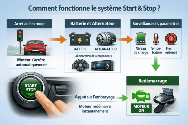 Découvrir le fonctionnement dy système Start & Stop