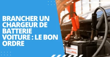Brancher un chargeur de batterie voiture avec pince rouge et pince noire
