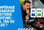 Ampérage chargeur batterie voiture avec comparaison entre 5A et 10A