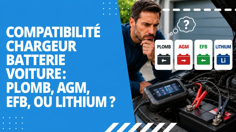 Critères pour vérifier la compatibilité d’un chargeur de batterie voiture