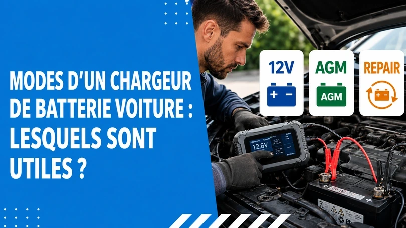 Modes d’un chargeur de batterie voiture: Lesquels choisir ?