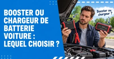 Choisir entre booster ou chargeur de batterie voiture selon la situation