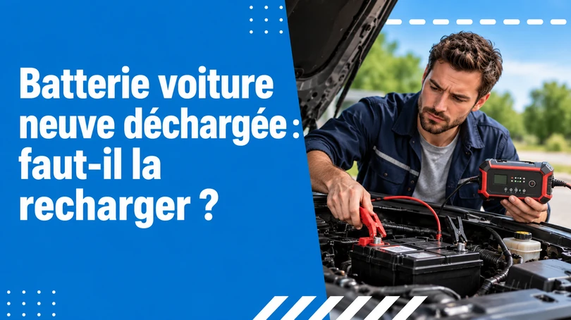 Batterie voiture neuve déchargée : faut-il la recharger ?